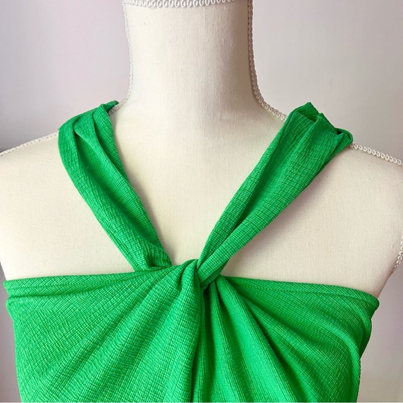 INCšGreen Halter Top International Concepts ⢠Small - Picture 3 of 7